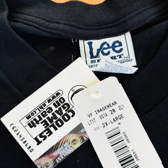 NWT Vintage Lee Sport Pittsburgh Penguins Long Sleeve Shirt Mens 2XL Hockey NHL - Picture 9 of 10